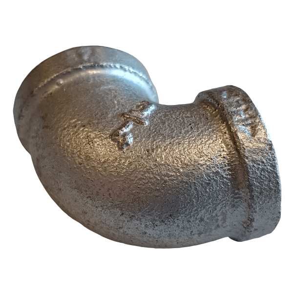 Malleable Iron Elbow Pipe Fitting Galvanised - Image 2