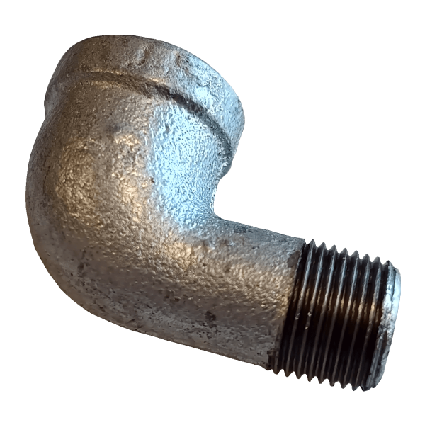 Malleable Iron Male Female Elbow Pipe Fitting Galvanised - Image 2
